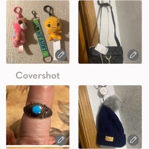 NEW Hat+3Key Chains+🖤vegan leather Fanny pack+925💍